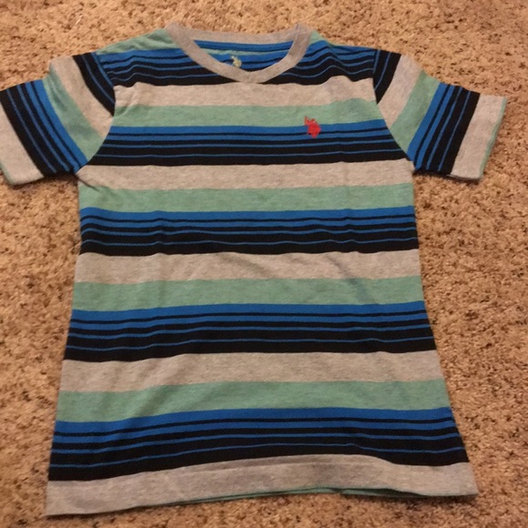 U.S. Polo Assn. Other - Boy's US Polo Assn. V-Neck Striped Tee U.S. Polo Assn. Other - Boy's US Polo Assn. V-Neck Striped Tee